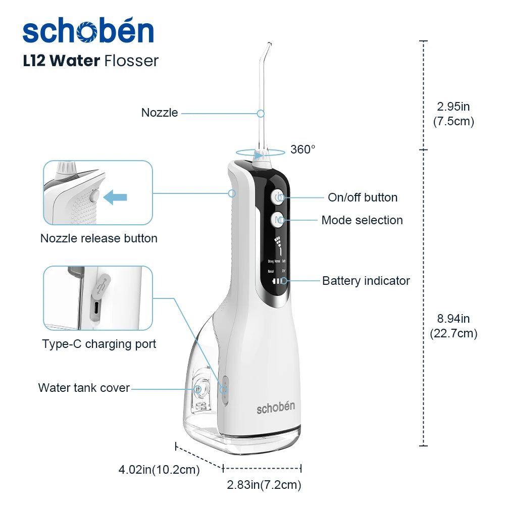 Rechargeable Water Flosser Jet