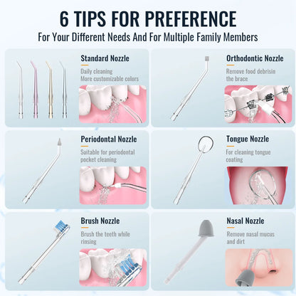 Rechargeable Water Flosser Jet
